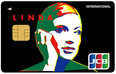 LINDAカードのイマージュデザインのカードフェイス