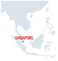 シンガポール地図イラスト