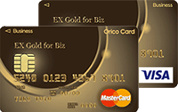 オリコ 法人カード EX Gold for Biz S iD×QUICPay（個人事業主カード）券面写真