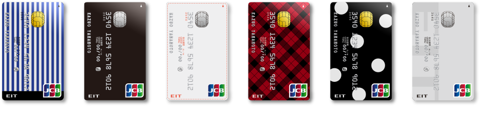 JCB EIT（エイト）カードの券面種類
